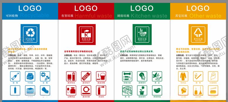 编号：78435505120412335736【酷图网】源文件下载-垃圾分类有害厨余可回收