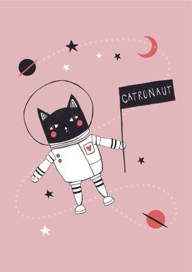 太空元素宇航员服装图案