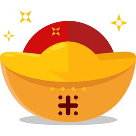 元宝复古工具图标图形标志素材