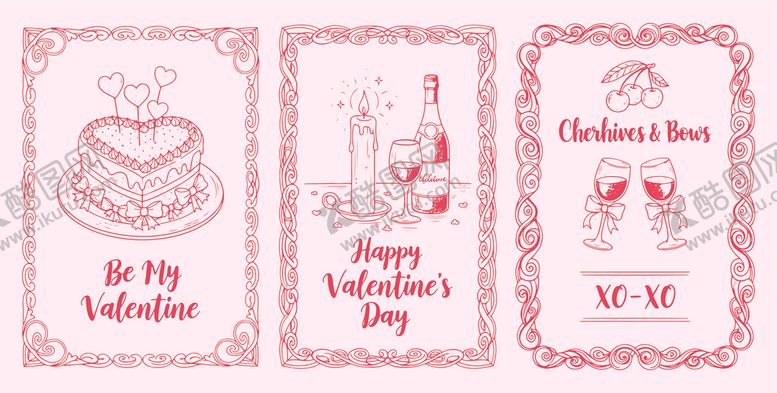 编号：82426210070709529930【酷图网】源文件下载-情人节贺卡