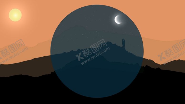 编号：77083507050123401257【酷图网】源文件下载-黄昏插图