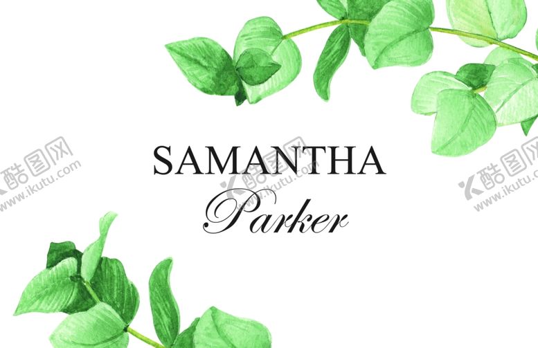 编号：15393709290744128823【酷图网】源文件下载-绿色叶子森系小清新