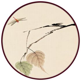 圆形装饰画圆形挂画圆形背景