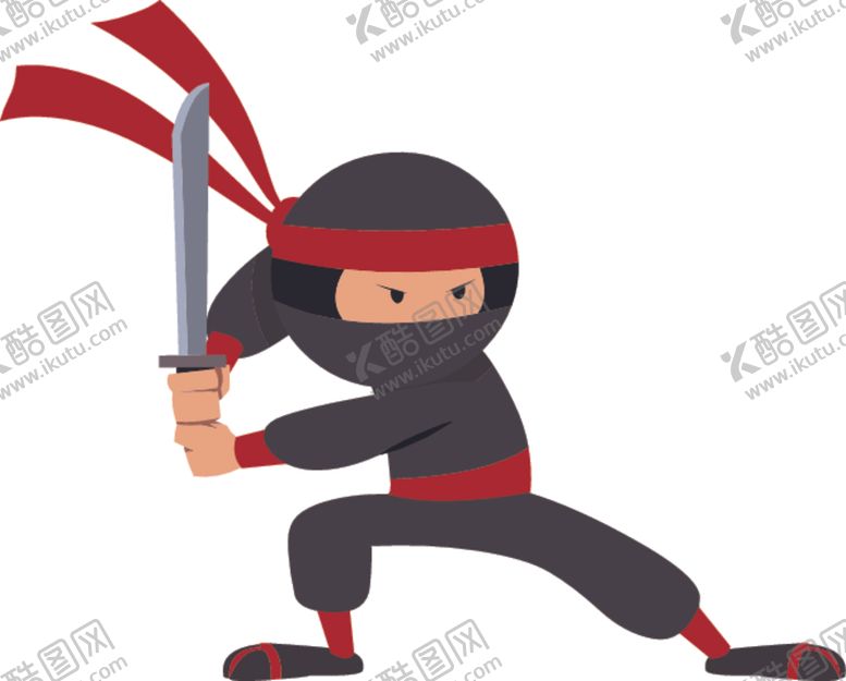 编号：94526409211232446161【酷图网】源文件下载-卡通忍者