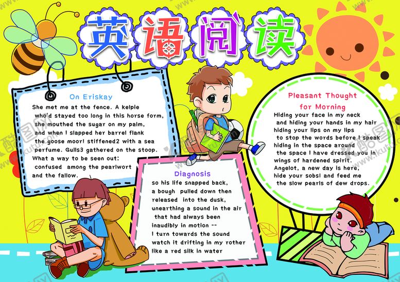 编号：04726309161217165437【酷图网】源文件下载-英语小报 