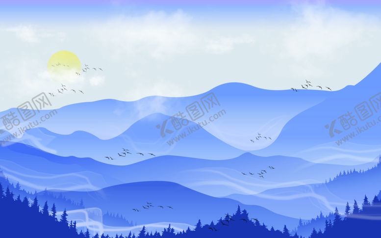 编号：36337309260213531997【酷图网】源文件下载-水墨背景墙