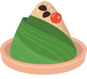 粽子糯米端午节叶节庆食物