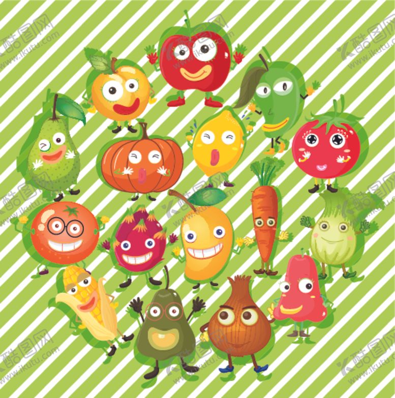 编号：25956309291250193067【酷图网】源文件下载-矢量果蔬素材