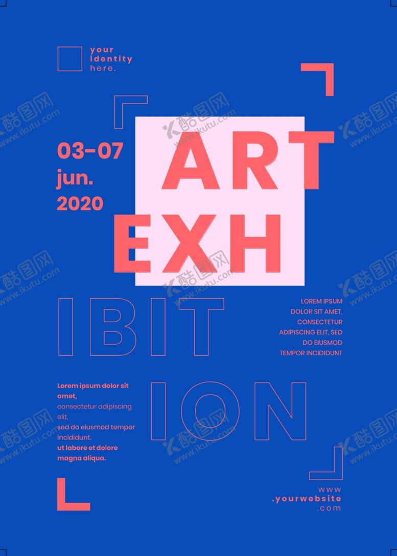 编号：71710305130448314955【酷图网】源文件下载-艺术宣传展览馆展板海报