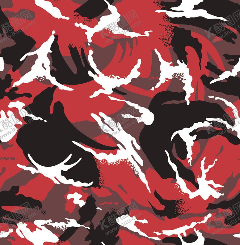 编号：51176811012130424877【酷图网】源文件下载-迷彩红