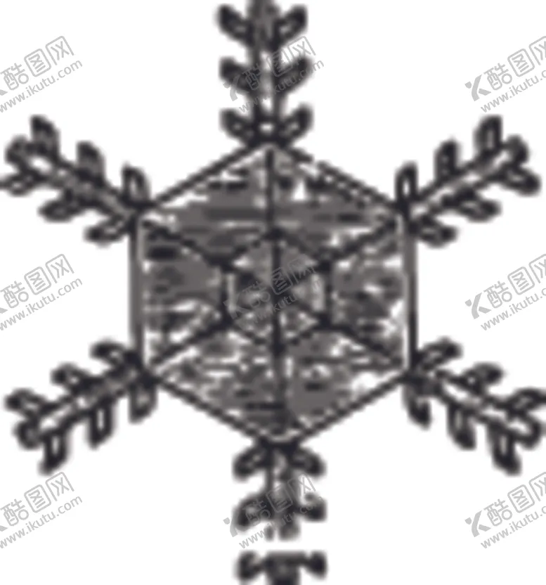 编号：45127006270707387413【酷图网】源文件下载-黑白手绘雪花