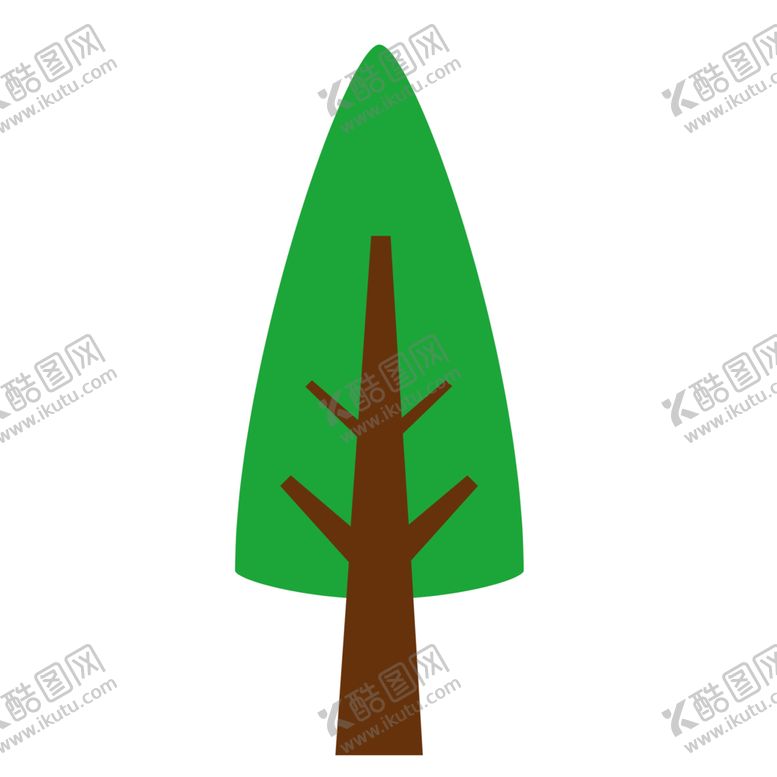 编号：45031309210903341846【酷图网】源文件下载-树木植物标志图形图标装饰素材