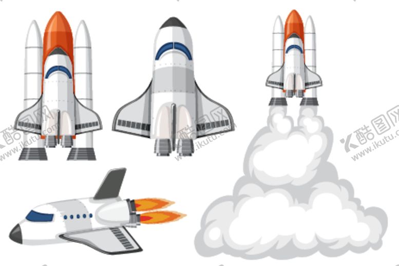 编号：13139001121814115710【酷图网】源文件下载-宇宙飞船插画
