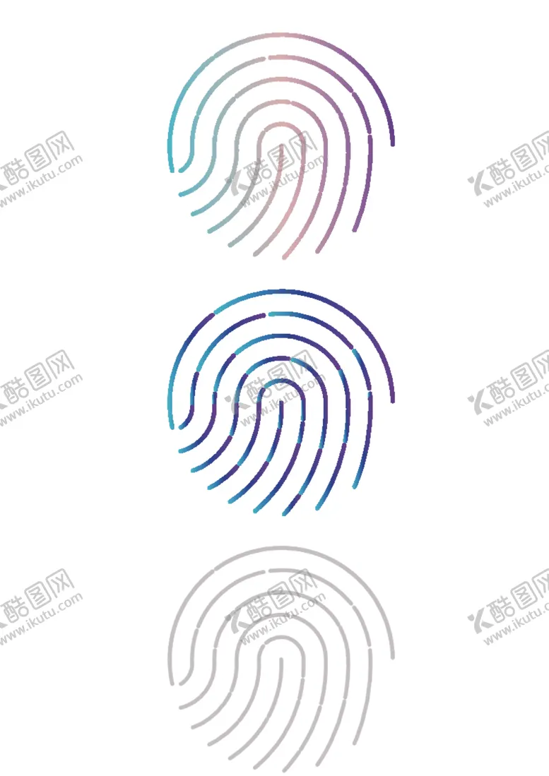 编号：13745701151045262024【酷图网】源文件下载-指纹渐变
