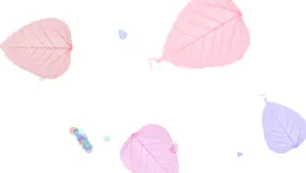 叶子数码印花扎染纹路