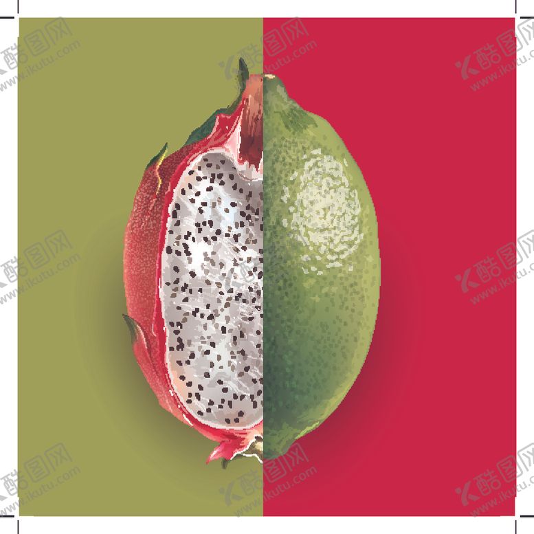 编号：76850510111622229052【酷图网】源文件下载-水果插画