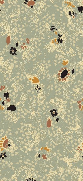 复古花卉几何图案纹理