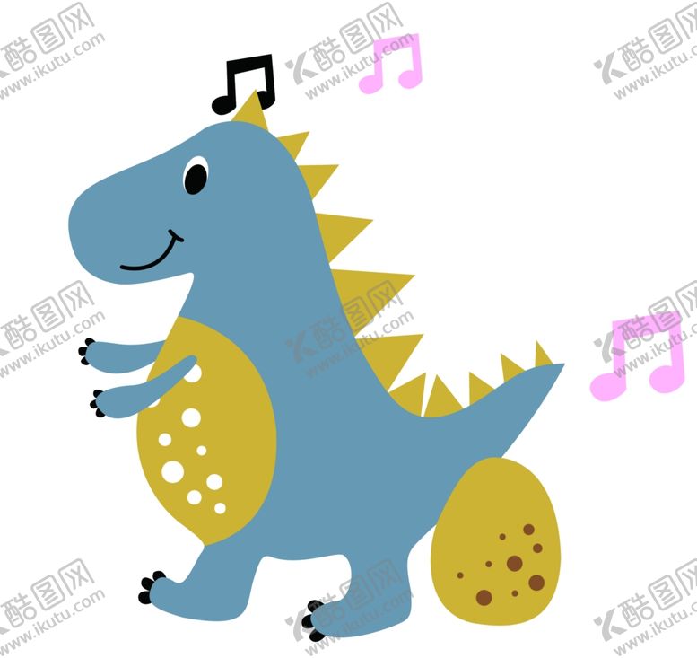 编号：30973404300201007660【酷图网】源文件下载-卡通恐龙