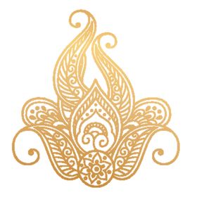 创意金色花纹图案设计