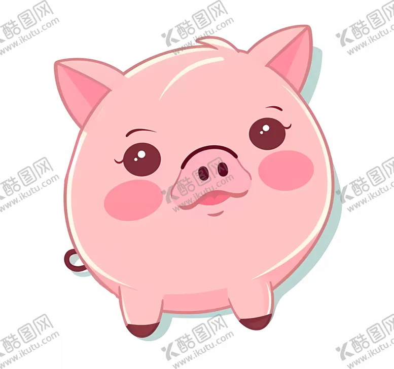 编号：92050001300556535910【酷图网】源文件下载-粉色小猪