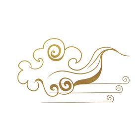 彩色祥云元素