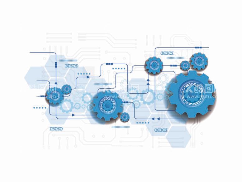 编号：78795211291426536932【酷图网】源文件下载-简约科技感齿轮矢量元素