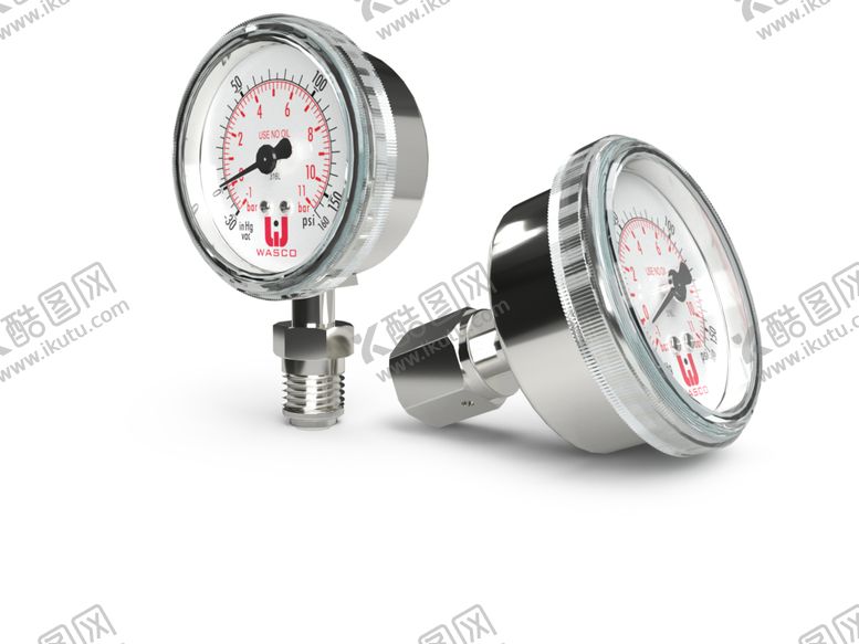 编号：19712309242353405914【酷图网】源文件下载-wasco高纯气体压力表