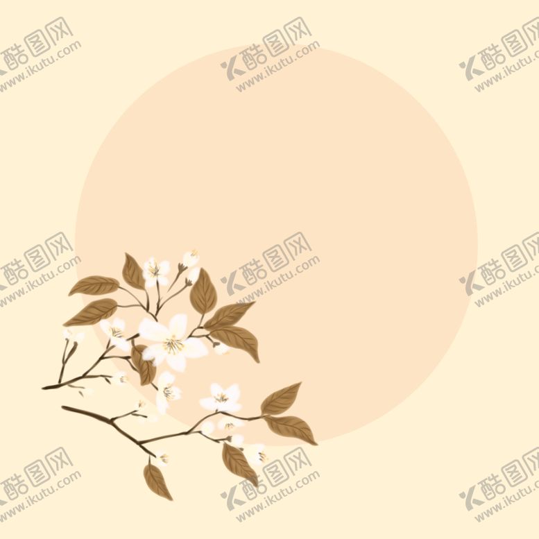 编号：91344009280557379448【酷图网】源文件下载-古风花卉