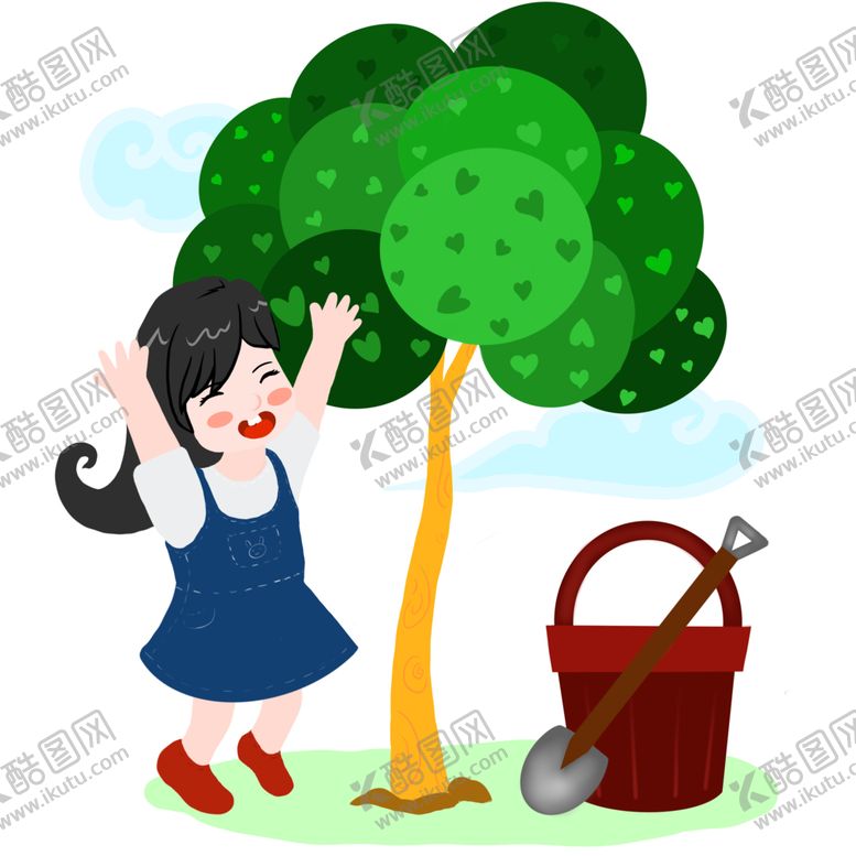 编号：58363605092354281776【酷图网】源文件下载-植树节元素