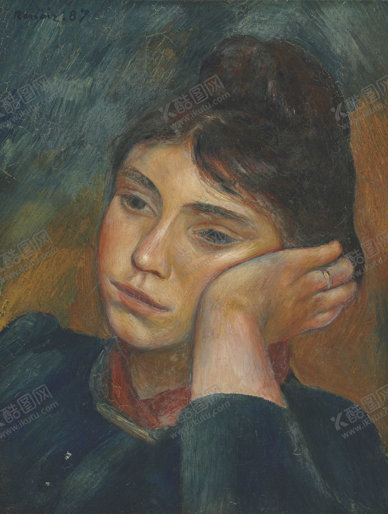 编号：86326409230627435548【酷图网】源文件下载-雷诺阿人物形象油画