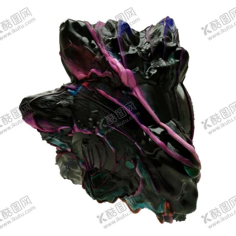 编号：24855309181551039617【酷图网】源文件下载-液态流体抽象炫彩图案