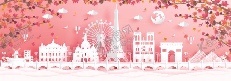 编号：79424610050543097503【酷图网】源文件下载-城市剪纸