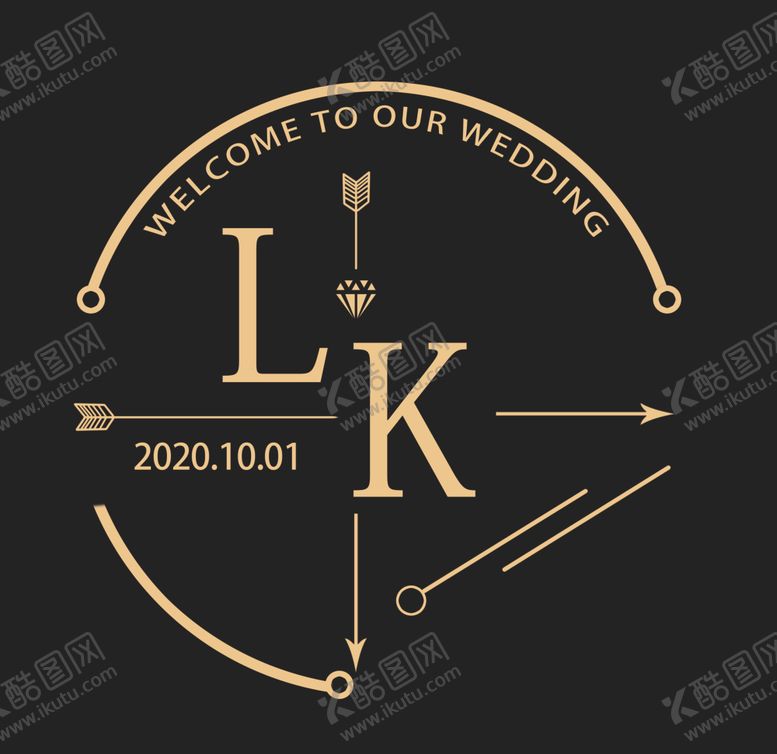 编号：36957809190458131295【酷图网】源文件下载-婚礼logo