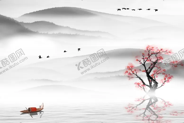 编号：46419306290858456544【酷图网】源文件下载-水墨山水
