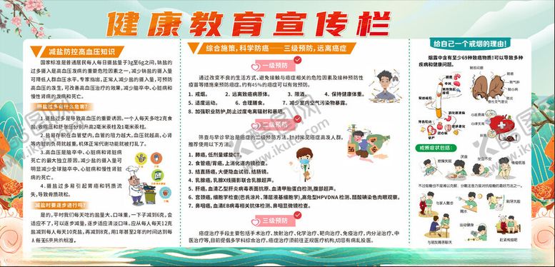 编号：35291501260312093881【酷图网】源文件下载-健康教育宣传栏