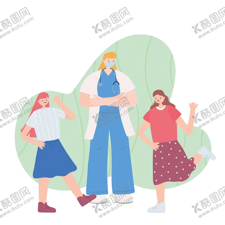 编号：51144910280643402549【酷图网】源文件下载-扁平人物插画