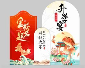 升学宴主题装饰设计图