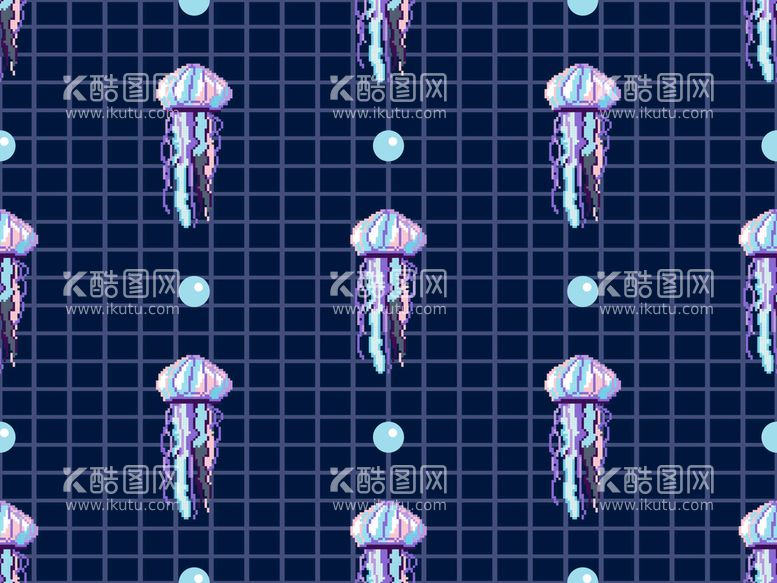 编号：58172909281312546859【酷图网】源文件下载-水母图案