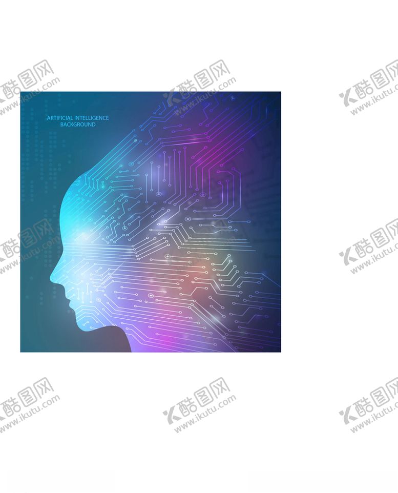 科技展板商务背景背景图