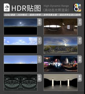 HDR环境贴图写实环境贴图