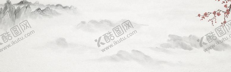 编号：91453510242225071191【酷图网】源文件下载-中国风水墨banner海报背景