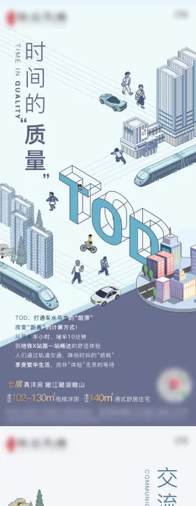 房地产TOD系列海报