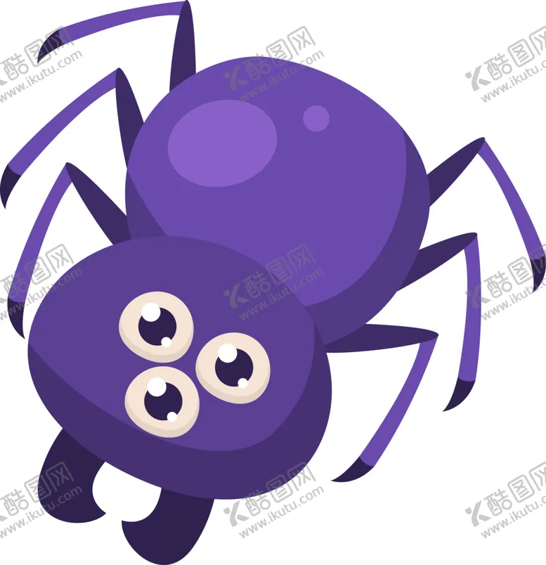 编号：21859302092138062842【酷图网】源文件下载-卡通可爱蜘蛛