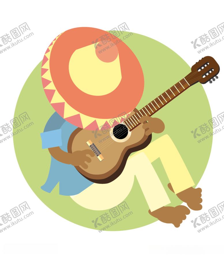 编号：15340010130152457817【酷图网】源文件下载-墨西哥吉他