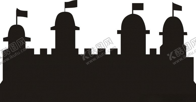 编号：59540009161907014320【酷图网】源文件下载-建筑房屋剪影-06