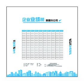企业业绩榜