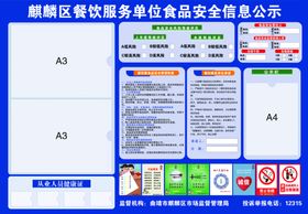 餐饮服务食品安全公示
