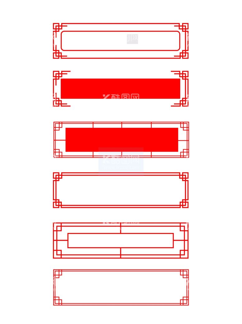 编号：67001211252105221314【酷图网】源文件下载-中国风边框
