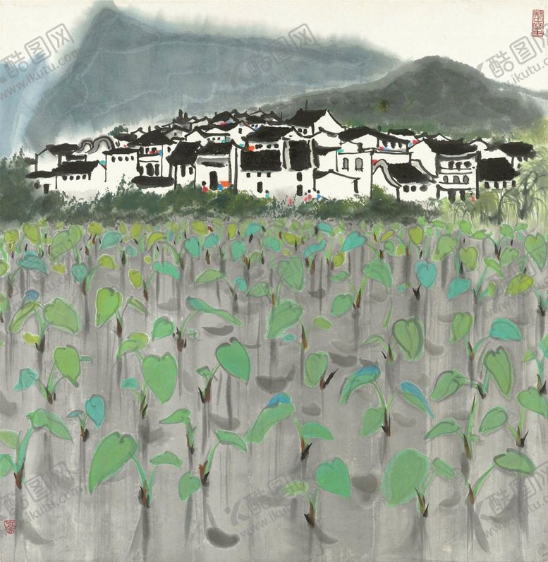 编号：15971705091405297470【酷图网】源文件下载-山水风景水墨国画