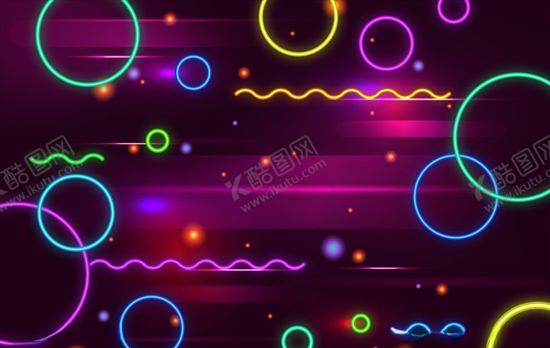 编号：72625309271347516478【酷图网】源文件下载-霓虹背景